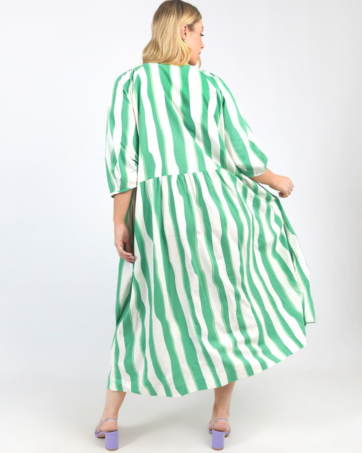 SPRITZ STRIPE DRESS