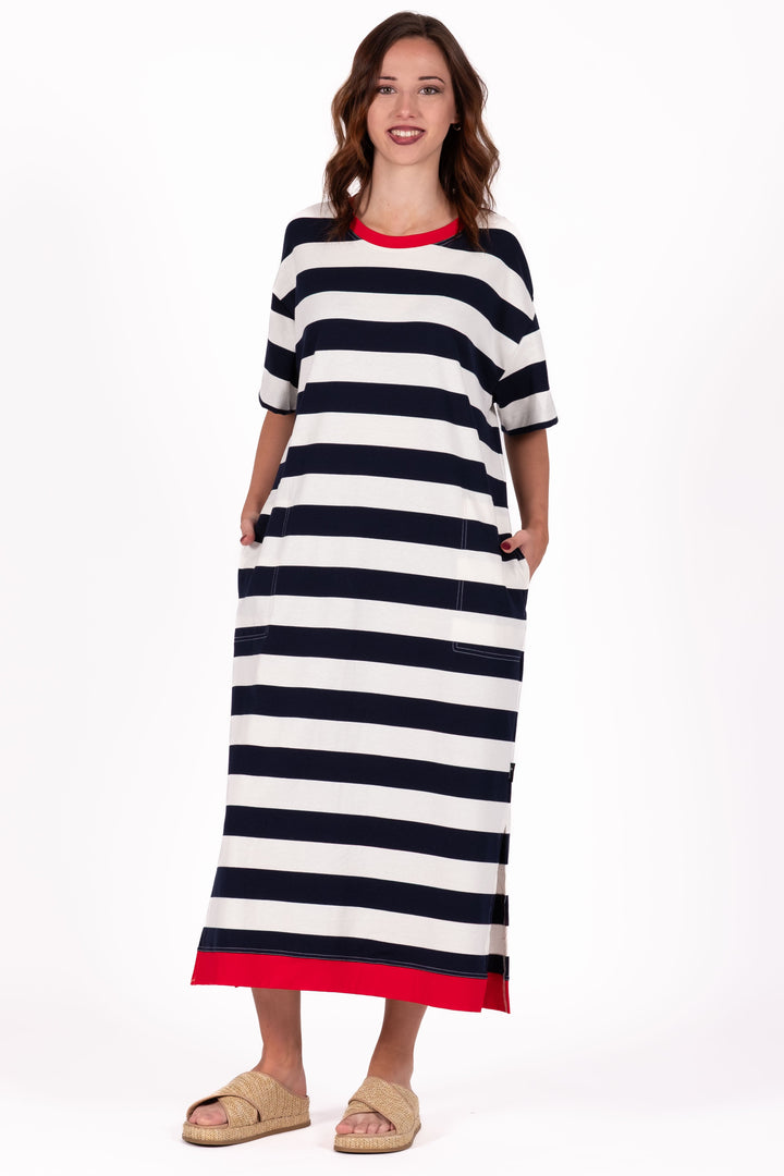 Jellicoe Navy Stripe Evie Dress