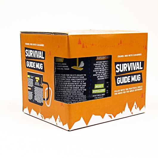 SURVIVAL GUIDE ENAMEL MUG