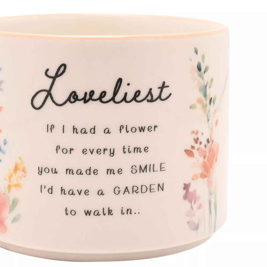 The Cottage Garden Peach Mug - Loveliest