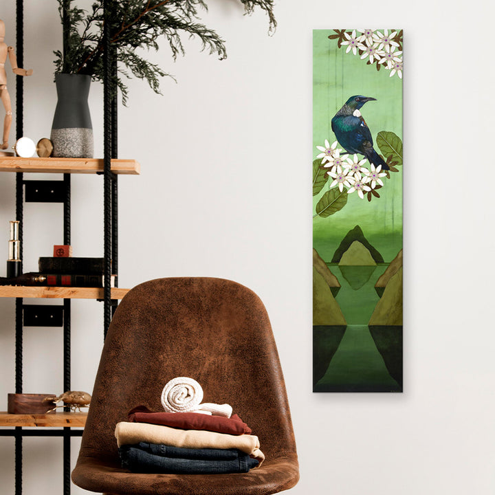 Tui in the Sky Flowers Canvas