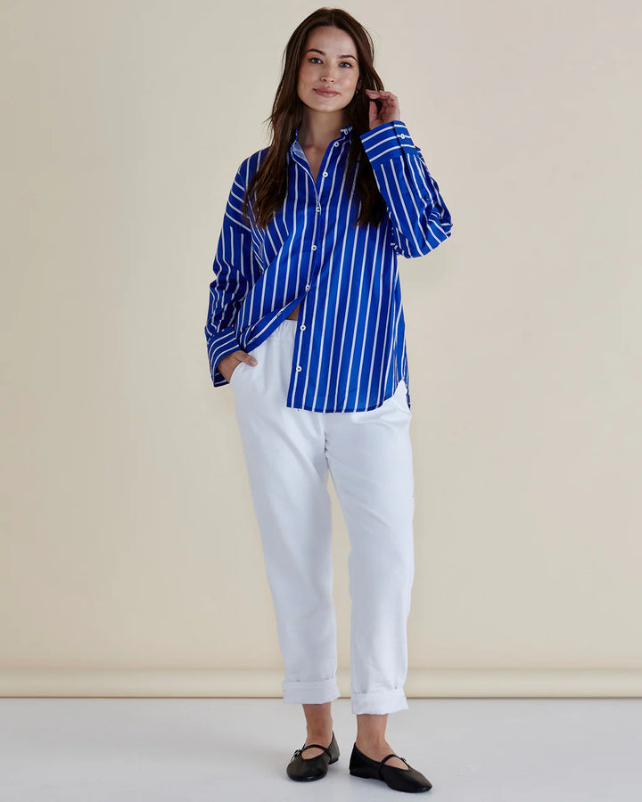 REGATTA BLUE STRIPE SHIRT