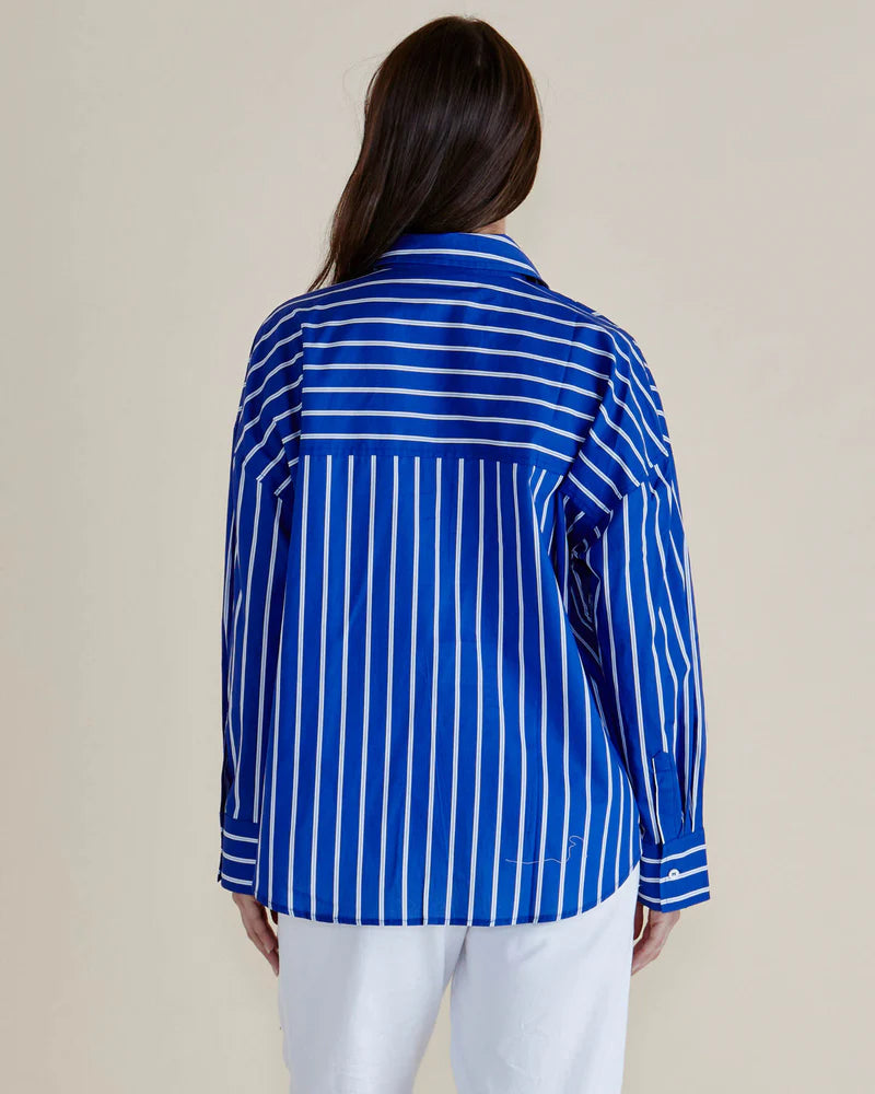 REGATTA BLUE STRIPE SHIRT