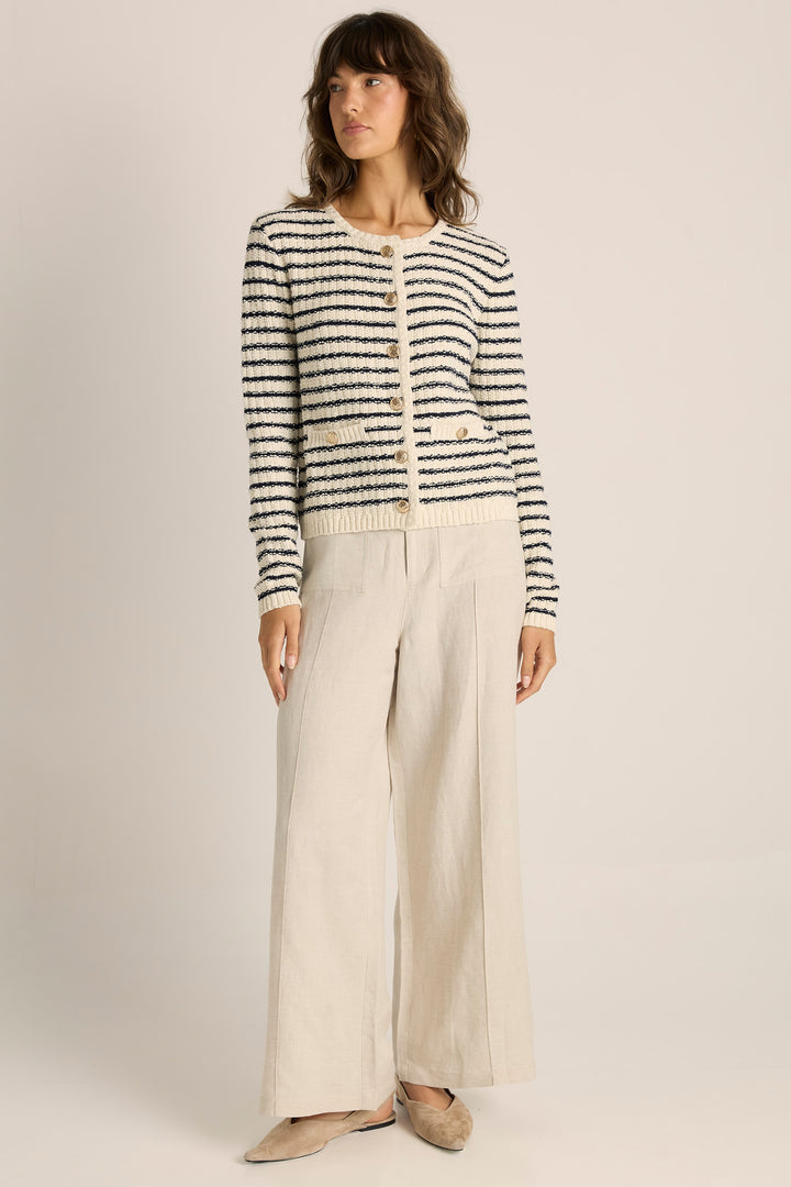 Fate & Becker Elle Stripe Cardigan