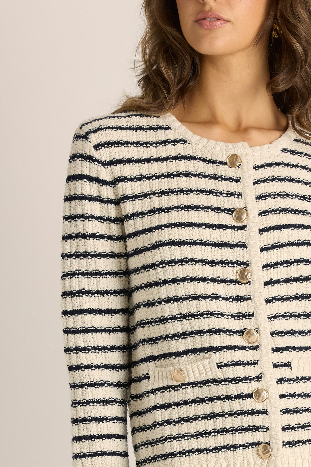 Fate & Becker Elle Stripe Cardigan