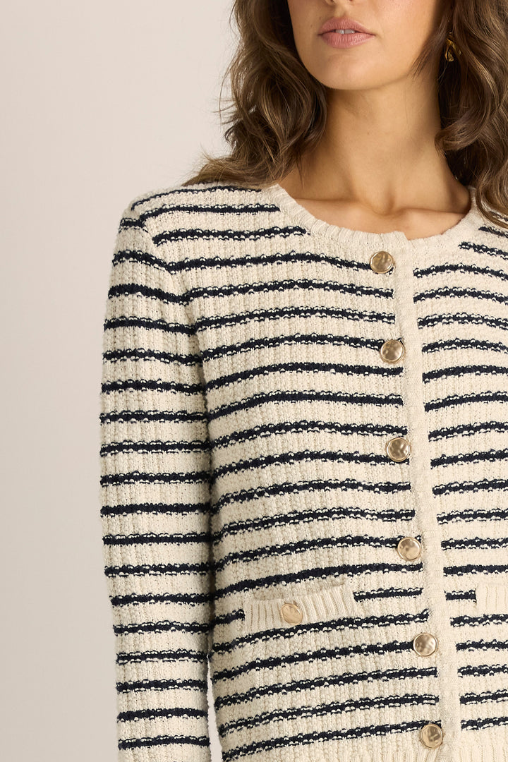 Fate & Becker Elle Stripe Cardigan