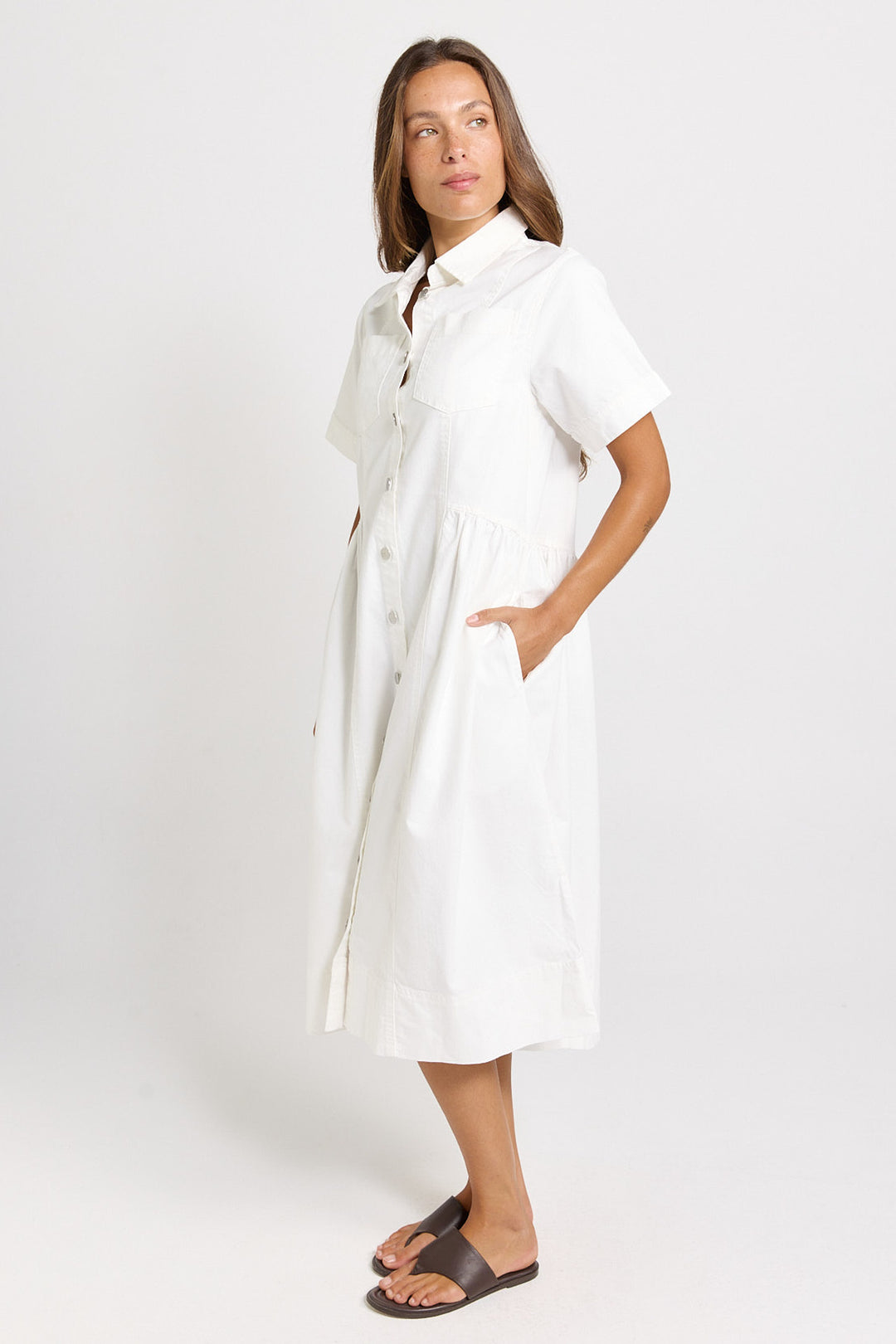 Betty Basics White Willow Dress