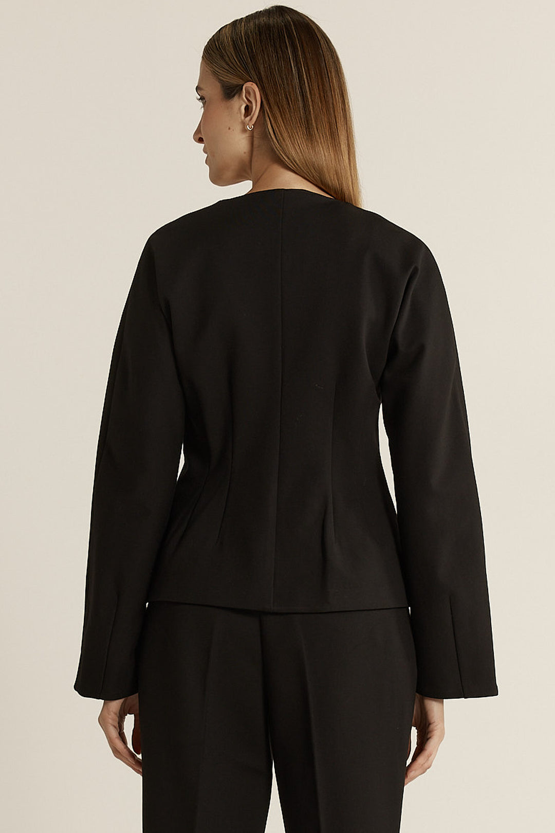 Fate & Becker Black Pia Ponte Jacket