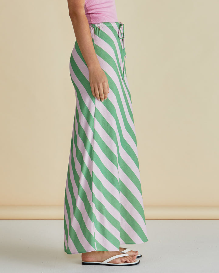 Betty Basics Stripe Brooke Bias Skirt