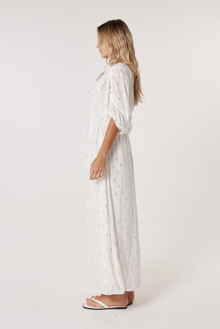 Fate & Becker White Delia Dress
