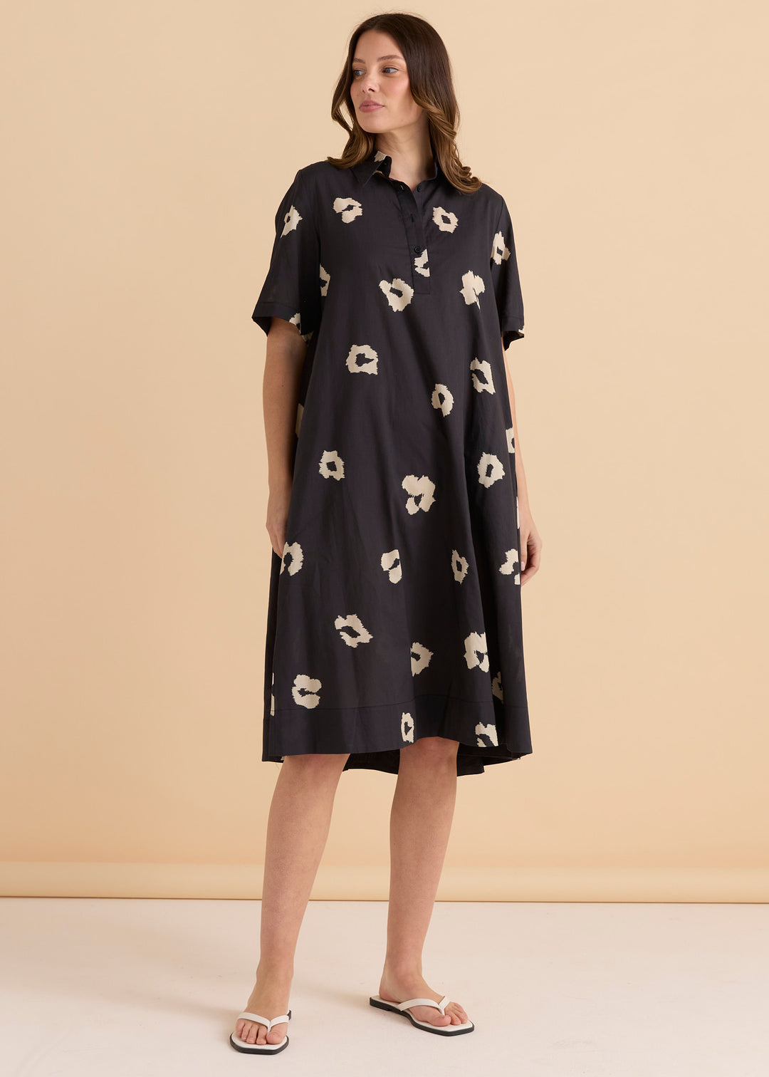 Betty Basics Swing Savannah Shirt Dress