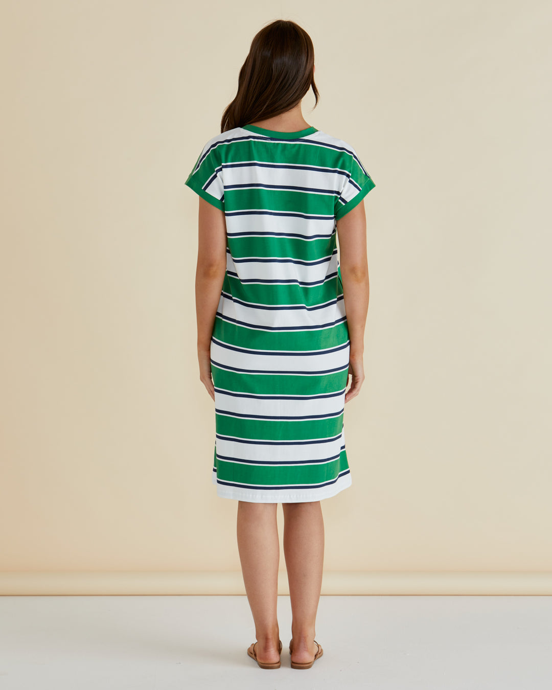 Betty Basics Green Zena Tee Dress