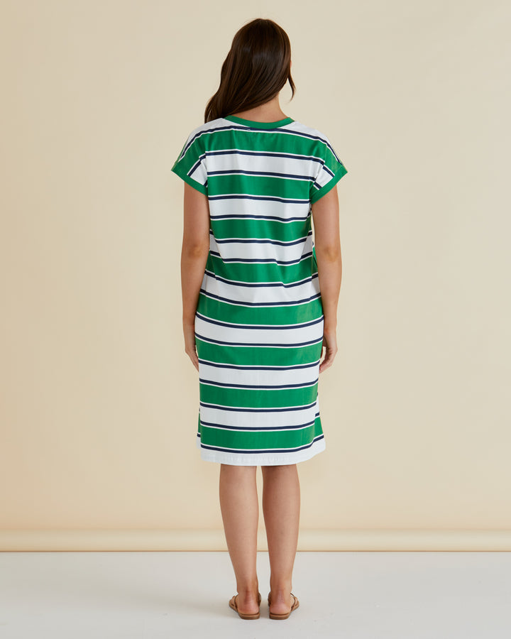 Betty Basics Green Zena Tee Dress