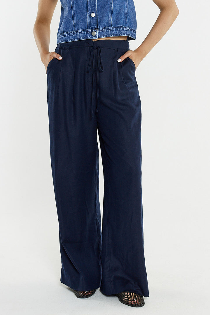 Sass Navy Beth Tailored Pant