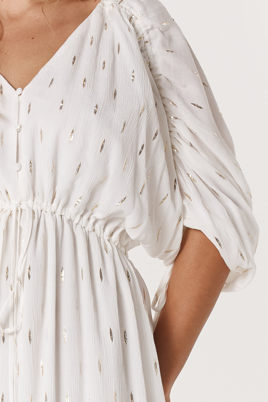 Fate & Becker White Delia Dress