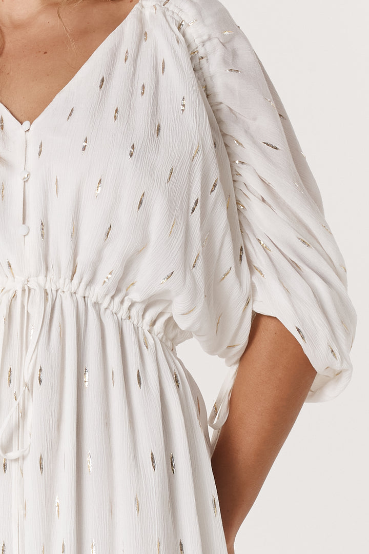 Fate & Becker White Delia Dress