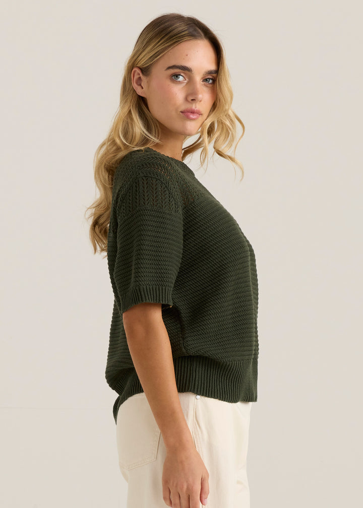 Sass Olive Cherri Tee