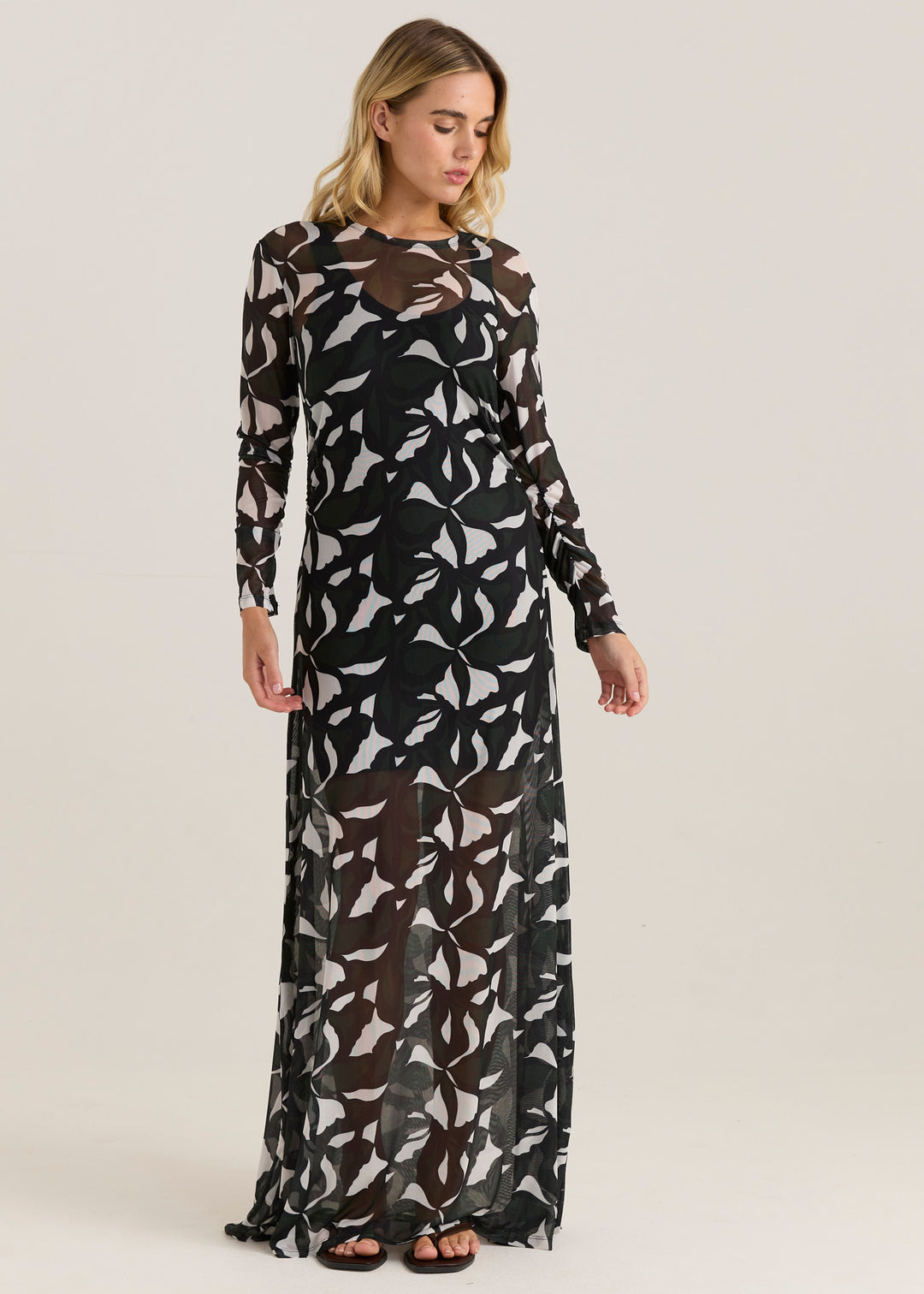 Sass Tarni Mesh Maxi Dress