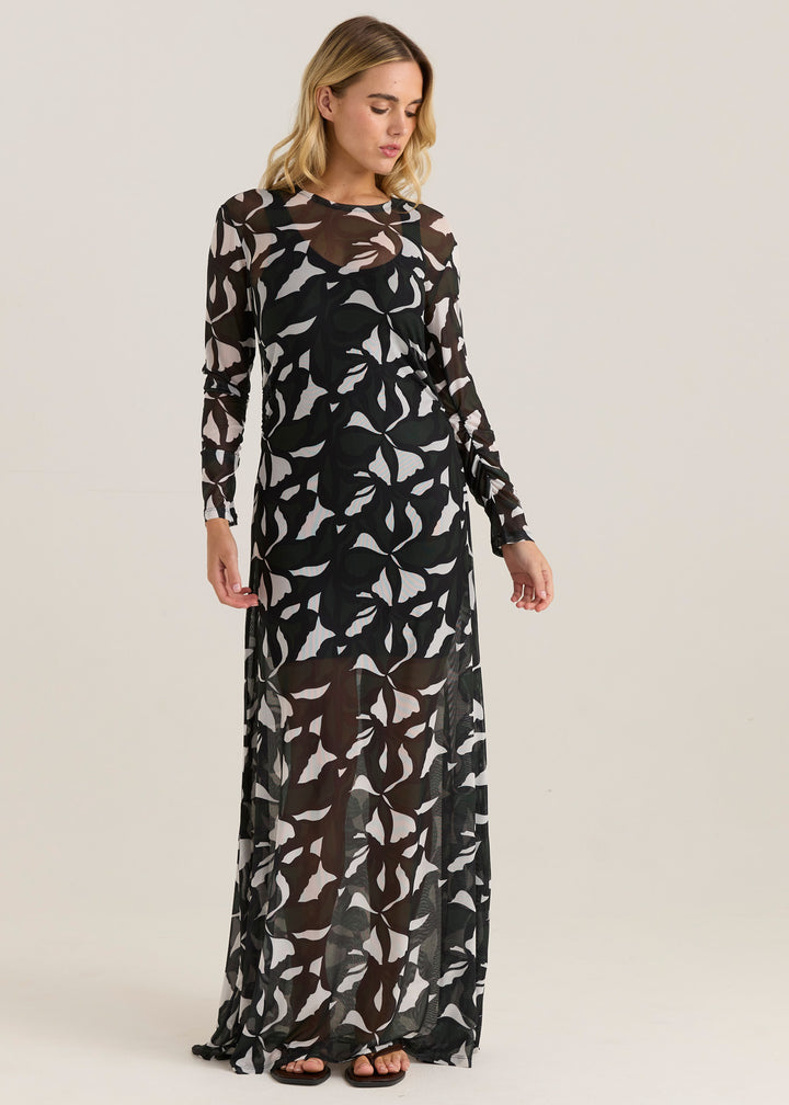 Sass Tarni Mesh Maxi Dress