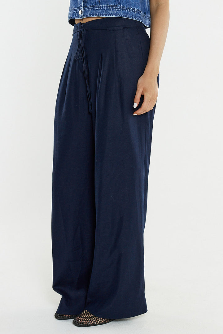 Sass Navy Beth Tailored Pant