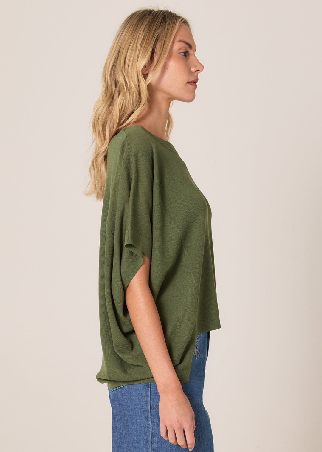 Fate & Becker Olive Esther Knit Top