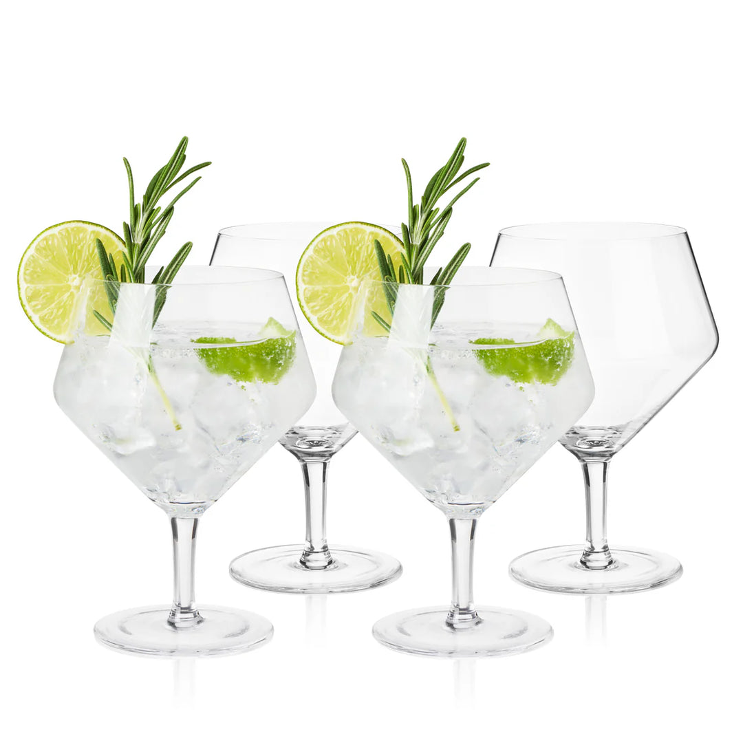 4PC GIN & TONIC RAYE GLASSES