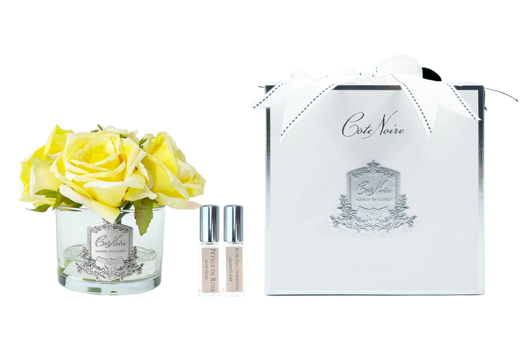 Cote Noire Yellow Five Roses Clear