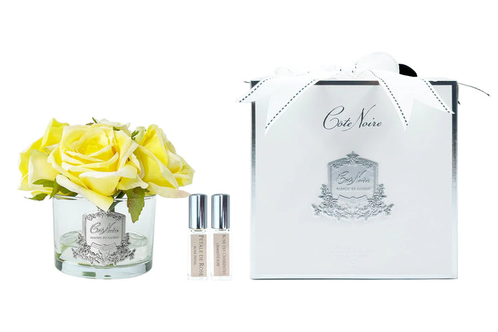 Cote Noire Yellow Five Roses Clear