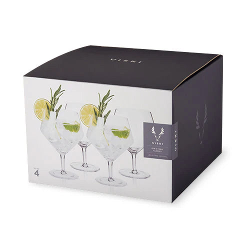 4PC GIN & TONIC RAYE GLASSES