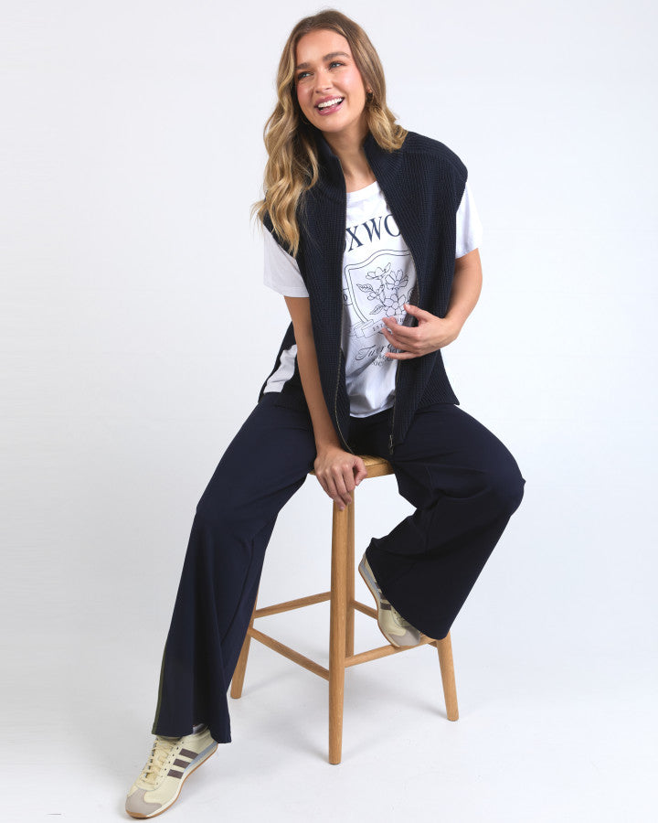 Foxwood Zip Knit Vest