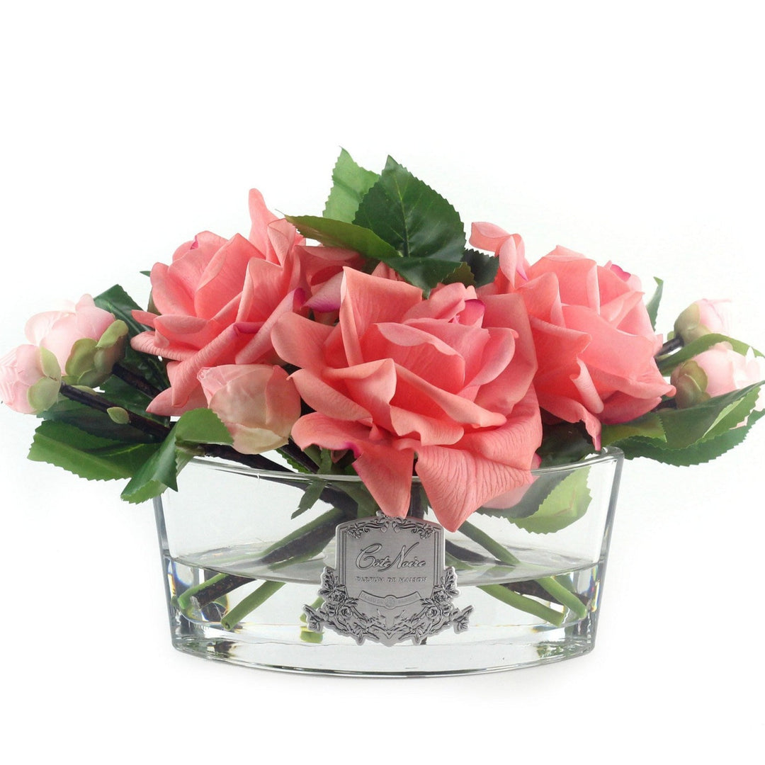 PEACH ROSES OVAL - RAPT ONLINE