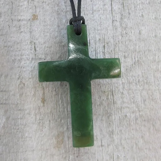 40MM GREENSTONE CROSS - RAPT ONLINE