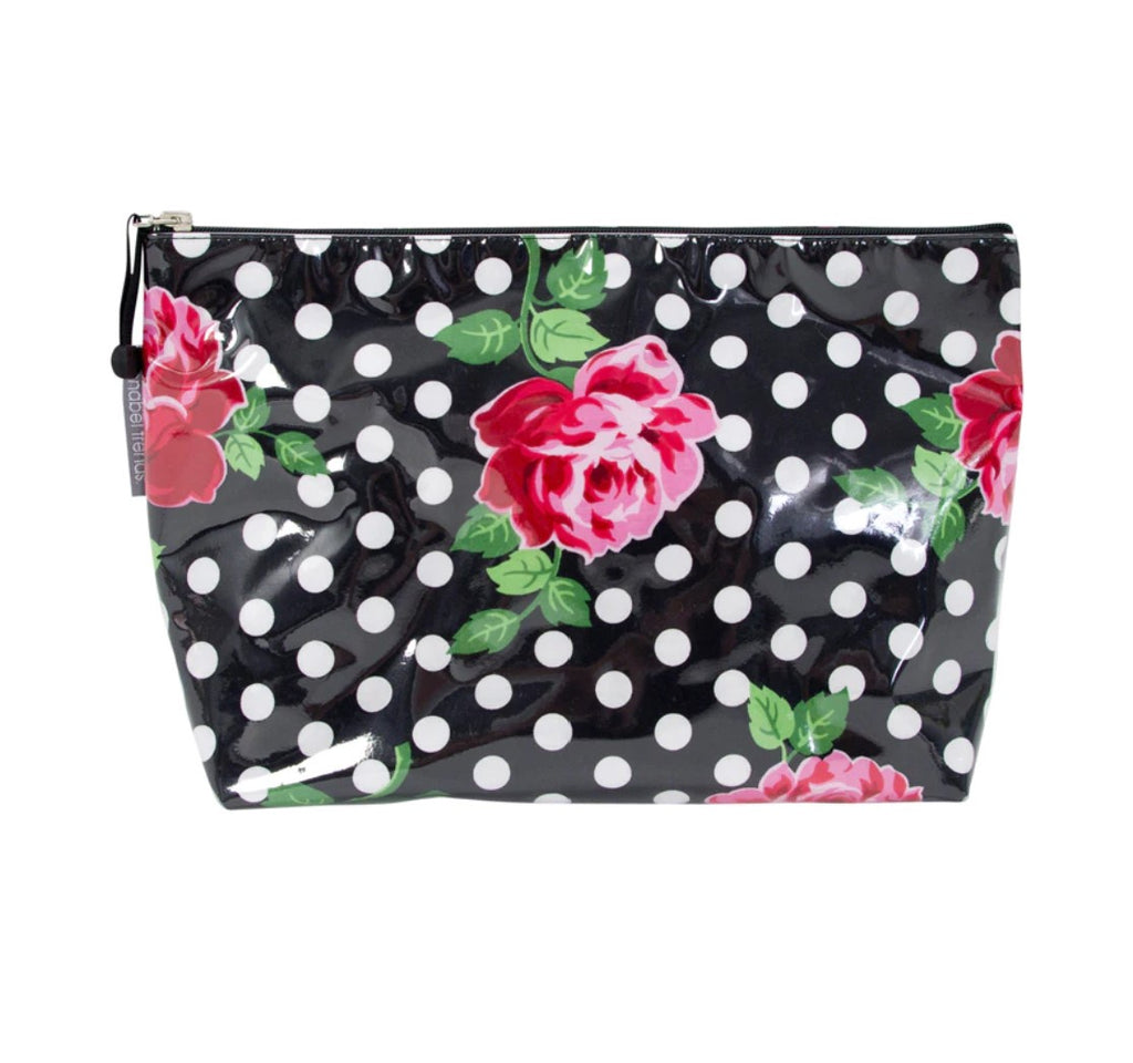 COSMETIC BAG - LARGE LUCY BLACK - RAPT ONLINE