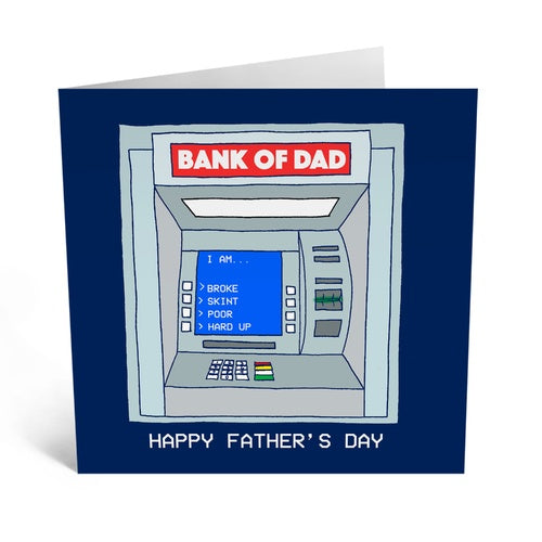 BANK OF DAD CARD