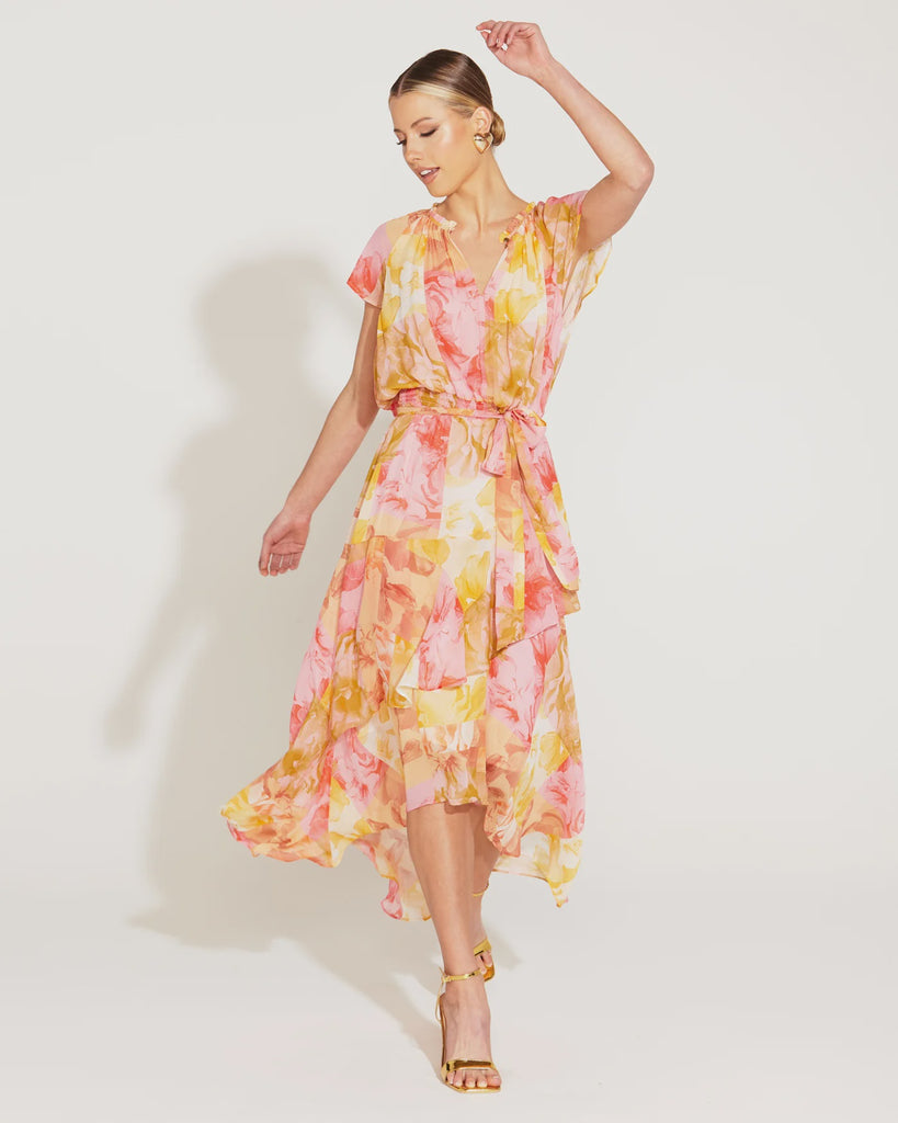 EARTHLY PARADISE FTRILL DRESS