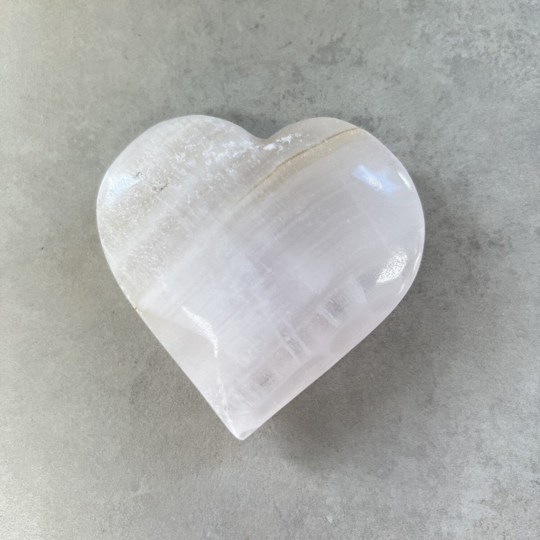 PINK CALCITE HEART - RAPT ONLINE