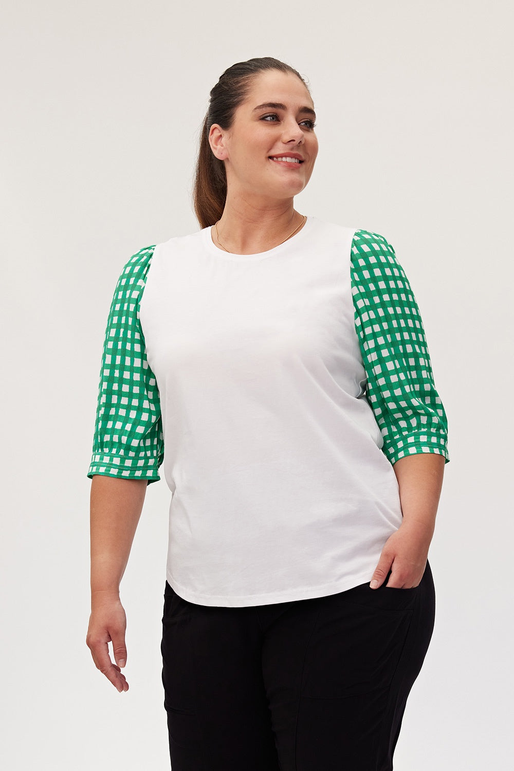 50% OFF | GREEN LOLA TEE - RAPT ONLINE