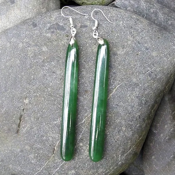 POLE GREENSTONE EARRINGS - RAPT ONLINE