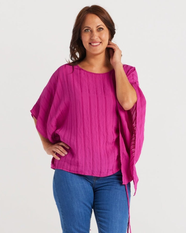 25% OFF | MAGENTA SKYLAR TOP - RAPT ONLINE