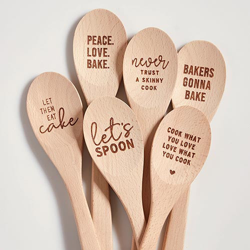 FUN WOODEN BAKING SPOONS - RAPT ONLINE