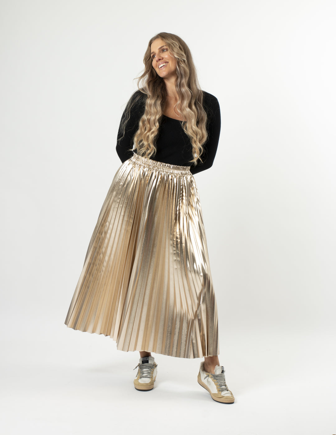 PRE ORDER | GOLD CASETE SKIRT - RAPT ONLINE