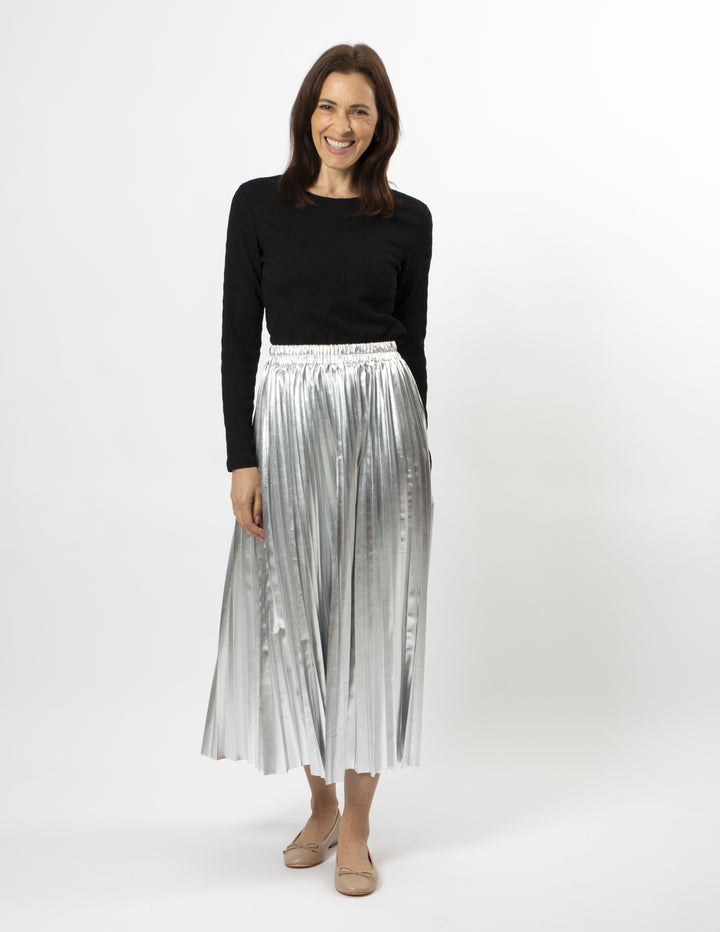 PRE ORDER | SILVER CASETE SKIRT - RAPT ONLINE