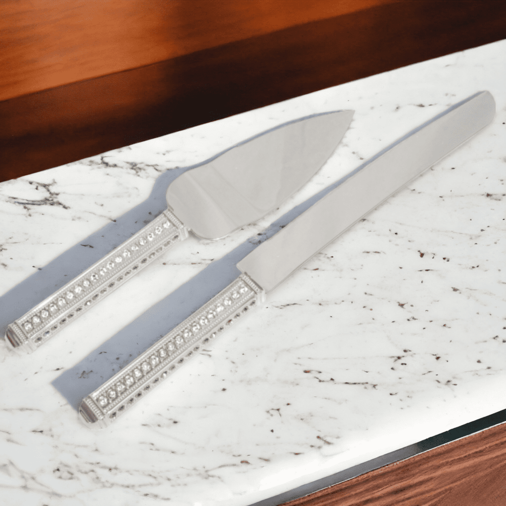 CRYSTAL CAKE KNIFE & SERVER - RAPT ONLINE