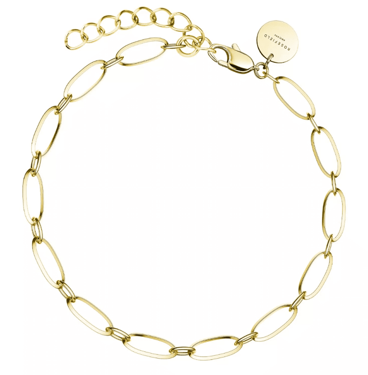 GOLD OVAL BRACELET - RAPT ONLINE