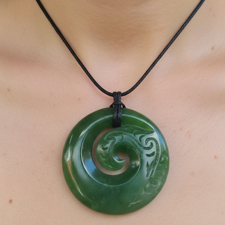 KORU GREENSTONE ENGRAVED - RAPT ONLINE