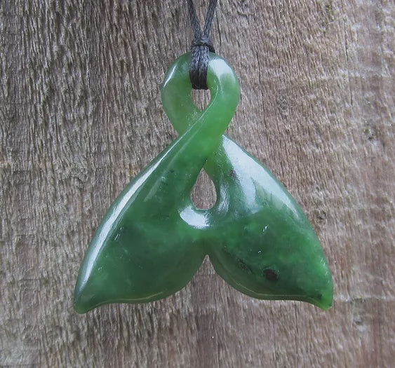 40MM GREENSTONE WHALE TAIL - RAPT ONLINE
