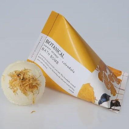 SWEET ORANGE & CALENDULA BATH BOMB - RAPT ONLINE