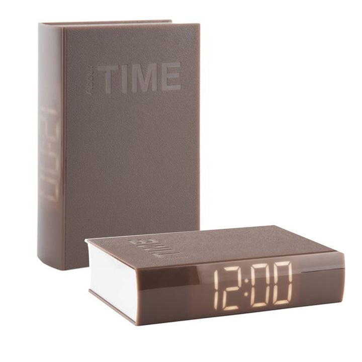 20% OFF | GREY LED BOOK ALARM CLOCK - RAPT ONLINE