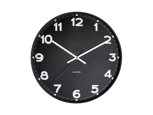 20% OFF | CLASSIC BLACK CLOCK 40CM - RAPT ONLINE