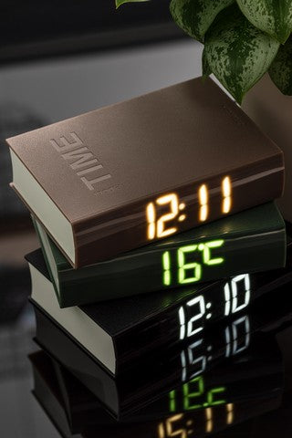 20% OFF | GREEN ALARM BOOK CLOCK - RAPT ONLINE